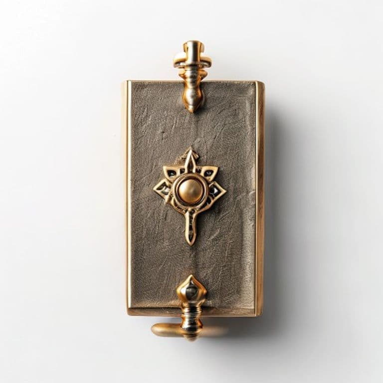 Curated Hand-Hammered Mezuzah