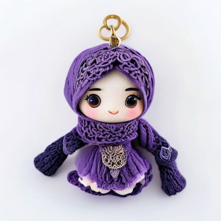 Quran Cuties Dolls Keychain Handmade