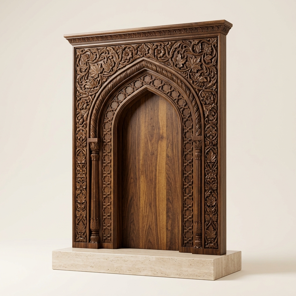 Mihrab Decorative Wood Panel