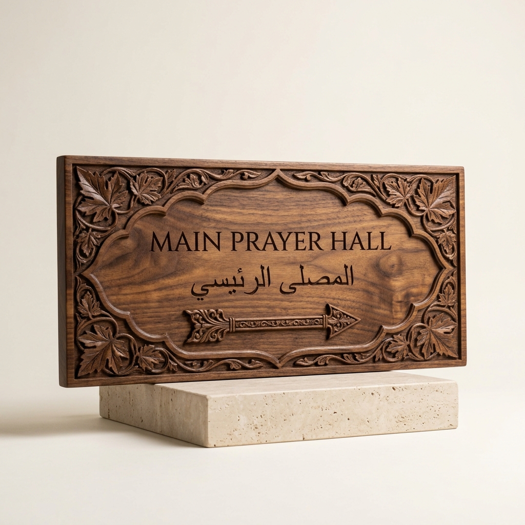Wudu Direction Plaque