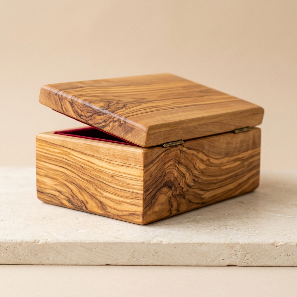 Heritage Olive Wood Keepsake Urn