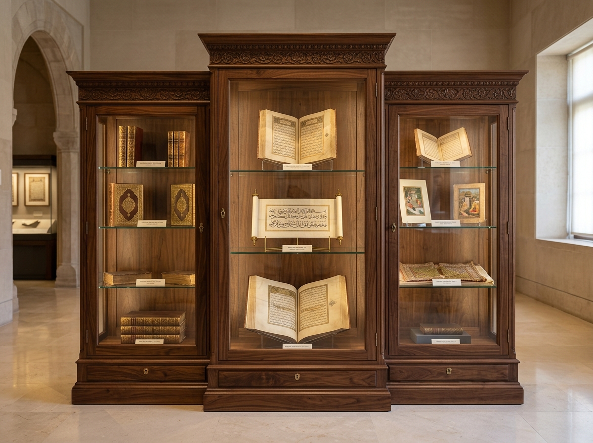 Kashmir Walnut Sacred Heritage & Manuscript Exhibition Gallery