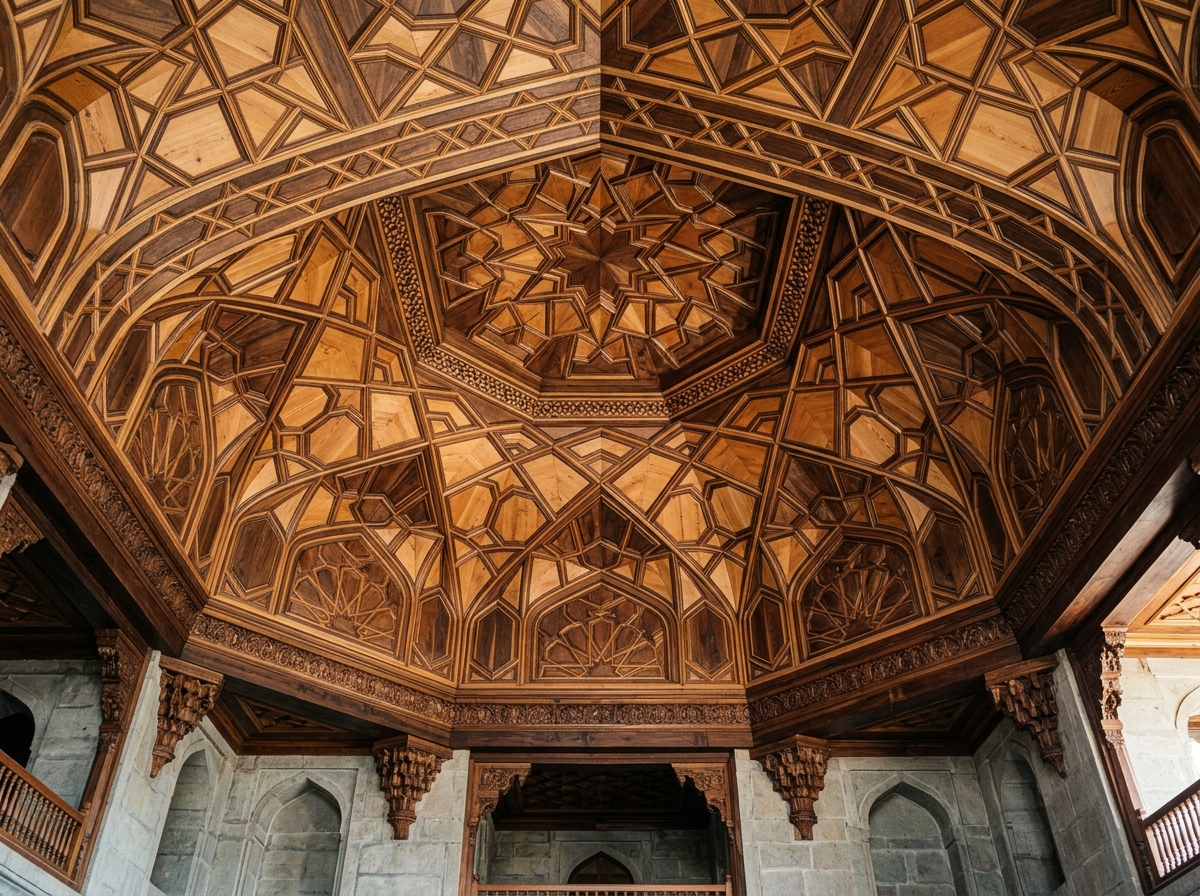 Custom Kashmiri Khatamband Ceiling System
