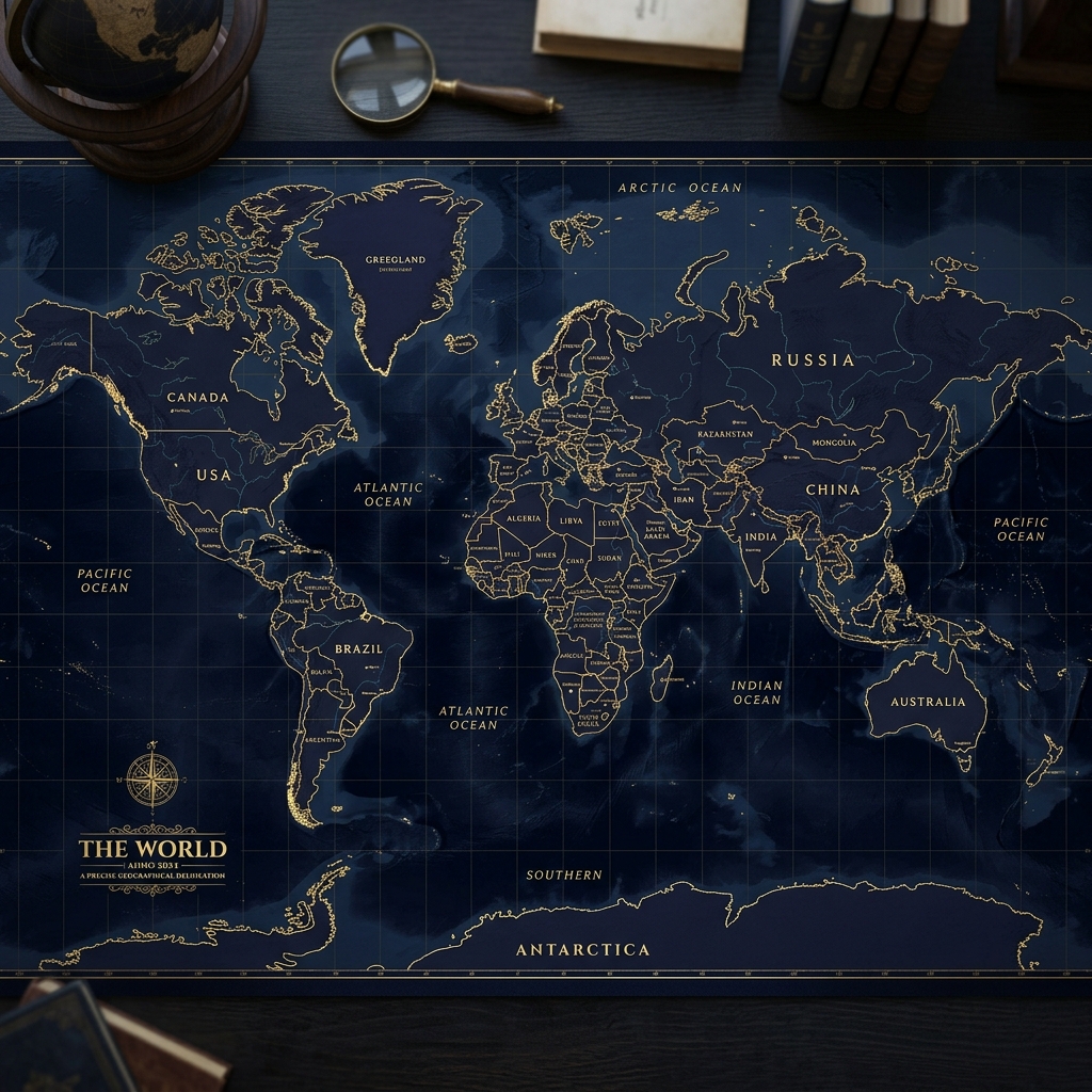 Sacred World Map